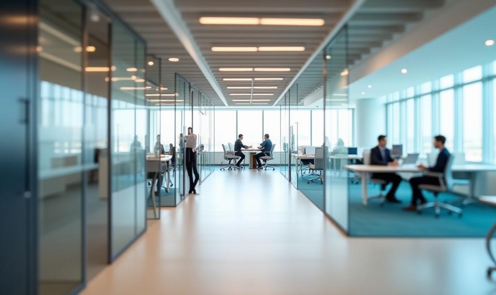 Emirates Connect modern office interior